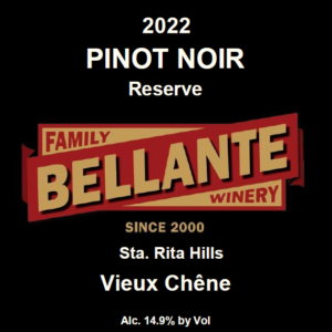 2022 Pinot Noir Reserve, Vieux Chene