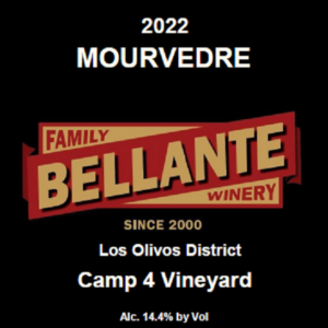 2022 Mourvedre, Camp 4 Vineyard